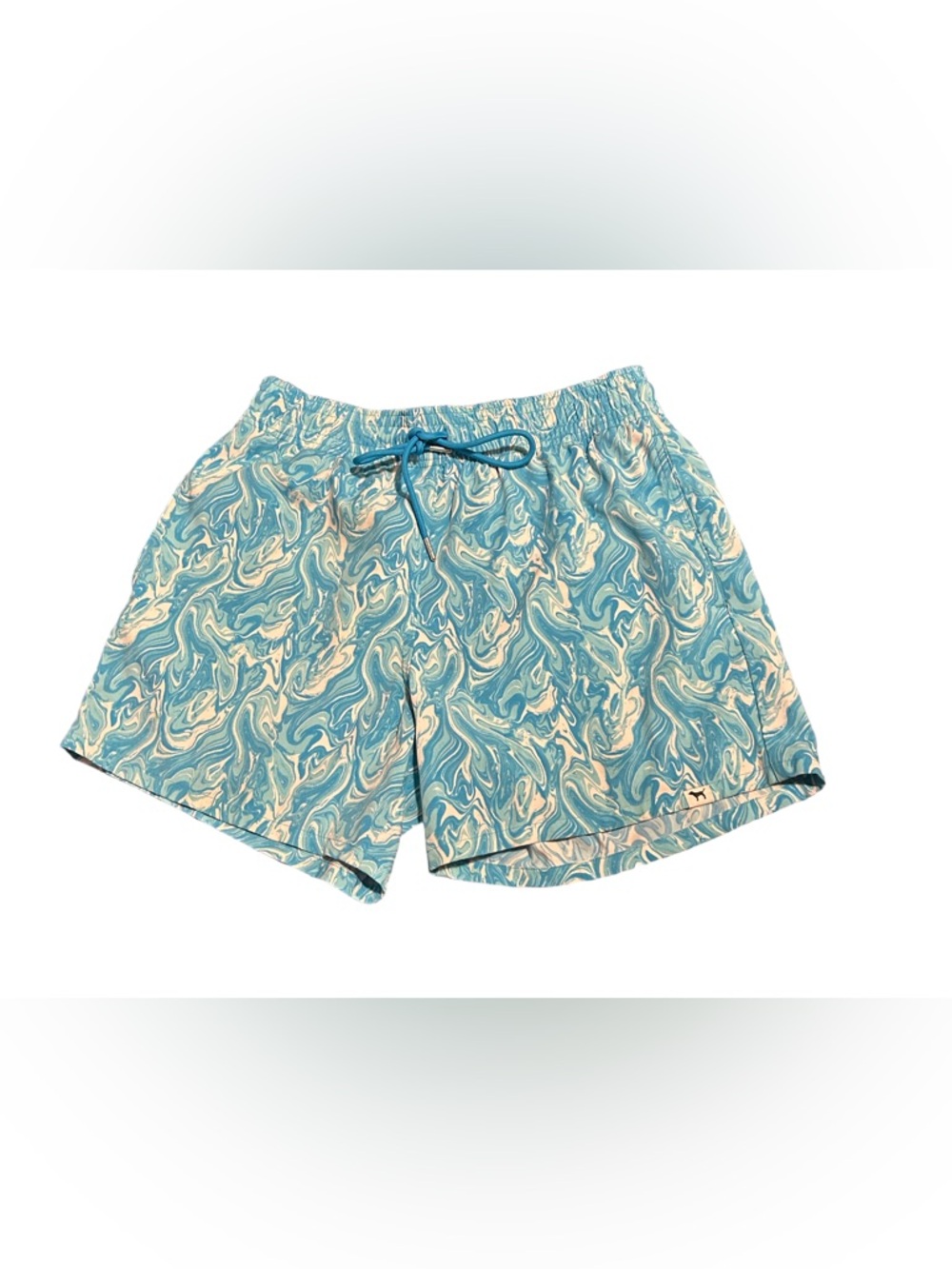 PINK Victoria's Secret Light Blue Marble Shorts